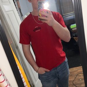 Red Vans Tee